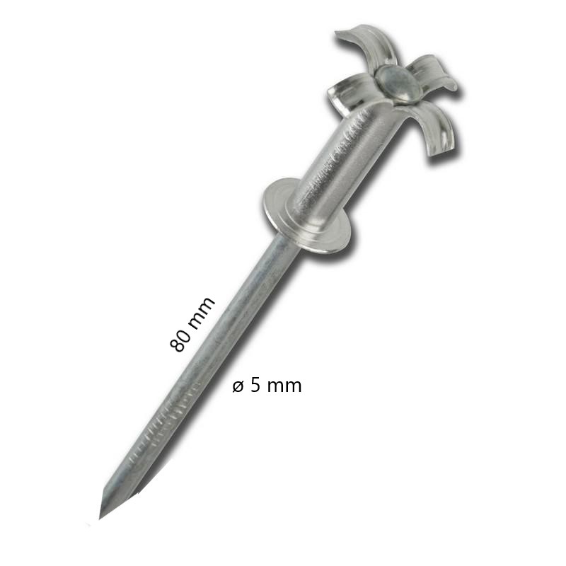Remaches Flor 80 mm (100uds) /NF54018/